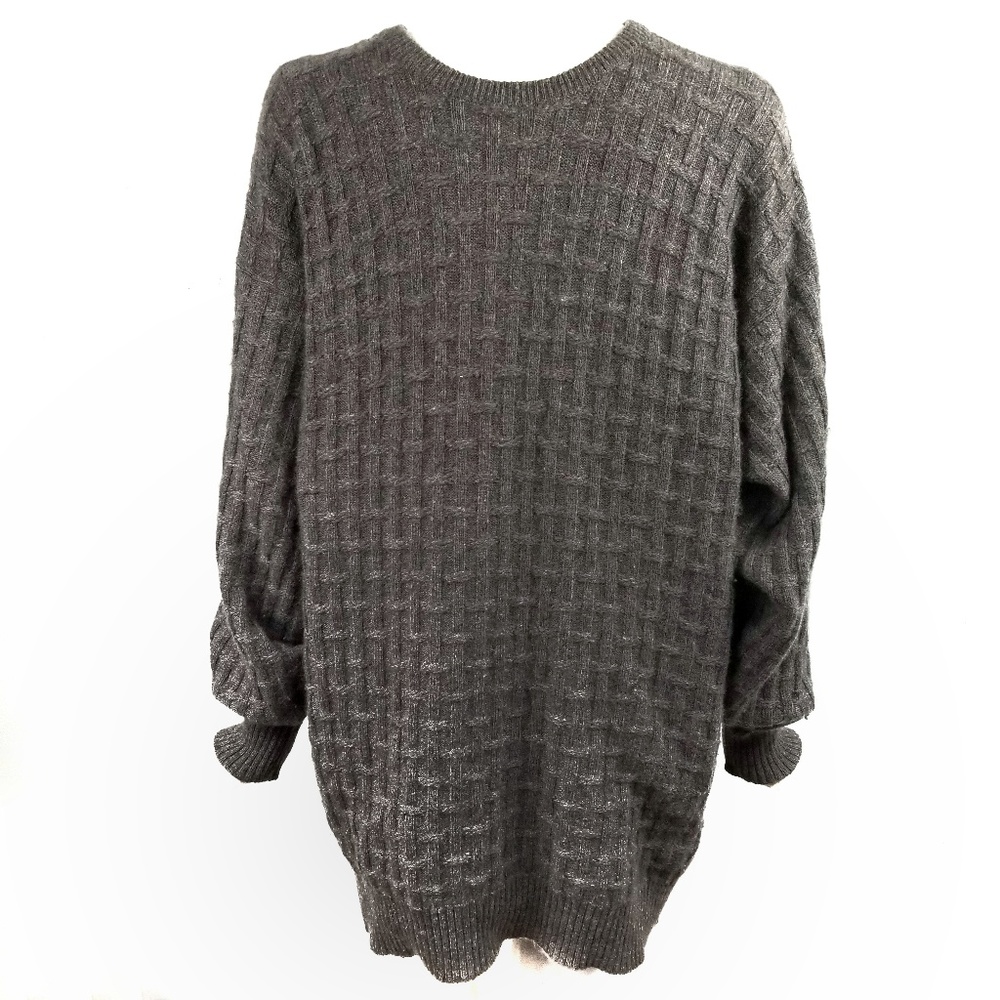 Vintage Clan Douglas Cashmere Mens Sweater L Grey